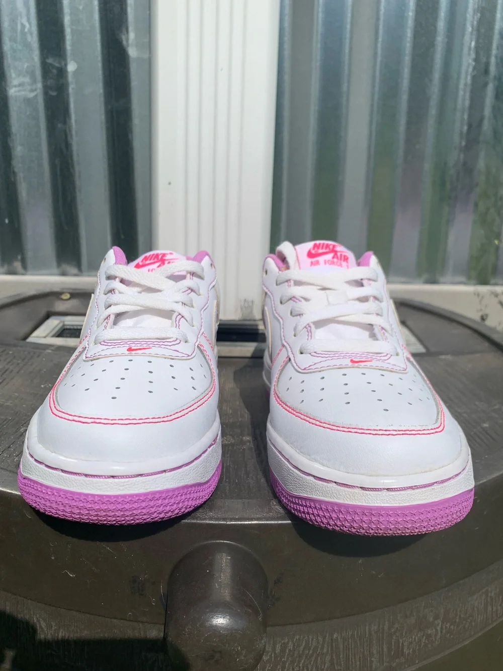 Nike Air Force 1 Low GS ‘Contrast Stitch-Fuchsia Glow’  Nike CW1575-110